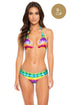 Luli Fama Afterglow Triangle Halter Top